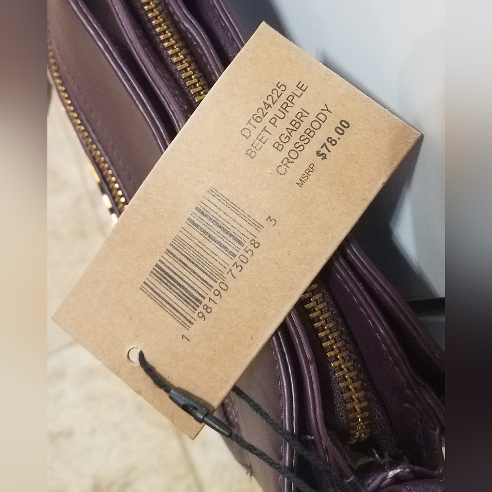 Steve Madden Beet Purple Crossbody Bag NWT - Picture 8 of 17